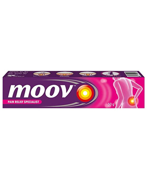 Moov Fast Pain Relief Cream - 50g  Suitable for Back Pain, Muscle Pain, Joint Pain, Knee Pain 